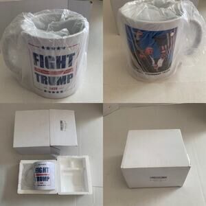 Fight Make America Great Again Trump 2025 God Bless President Trump Coffee Mug
